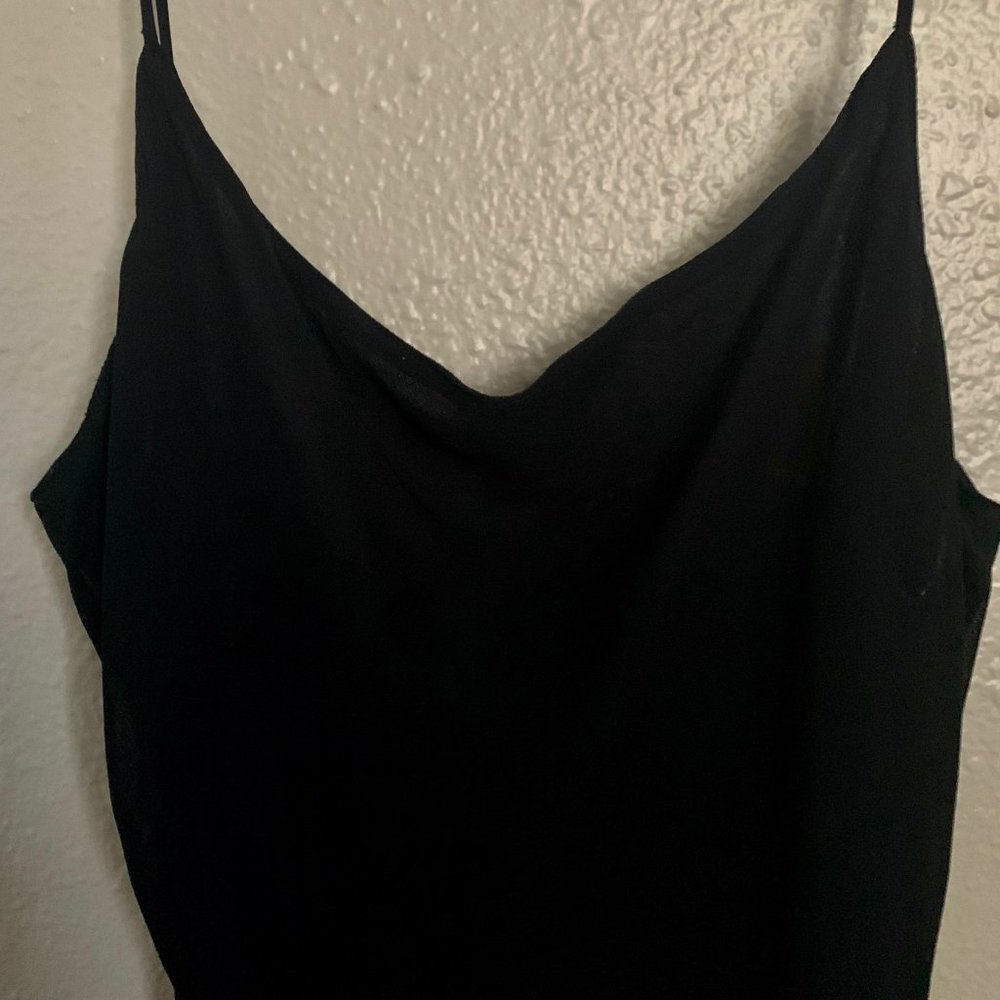 Long silk slip dress sz 6